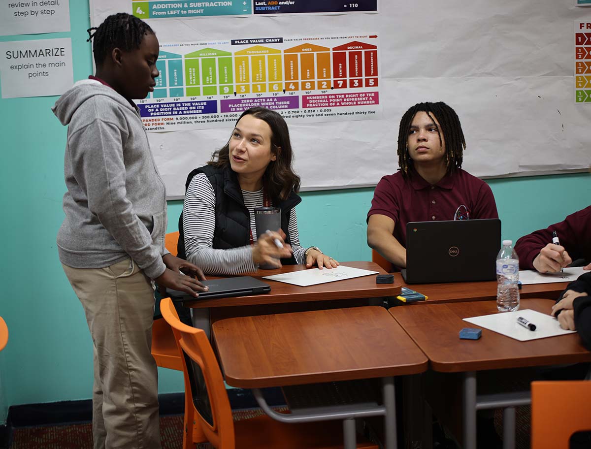 Gateway Science Academy of St. Louis Middle School Teacher smiling.